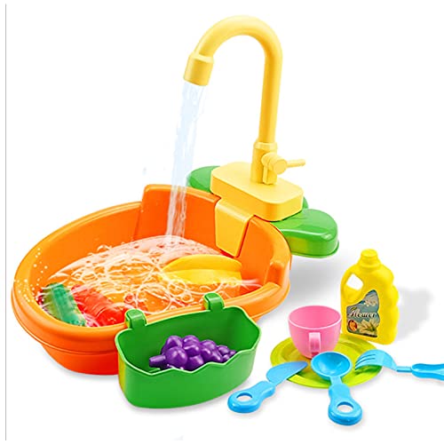 EUNEWR Automatische Vogelbadewanne Badewanne,Vogelspielzeug Haustier Badewanne mit Wasserhahn und Pool Spielzeug Papageien Pool Badewanne,Bird Schwimmbad Bad Dusche,Vogel Dusche Wasserspender (Orange) von EUNEWR