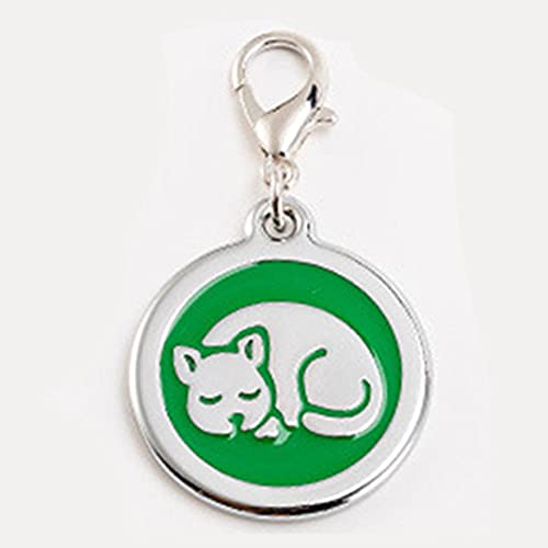 EUSFIYY Namensschild Hundemarke 1pc personalisierte Katze Hund ID-Tag Gravur für Hundehalsband Haustier Charm Name Anhänger Halskette Welpen Zubehör von EUSFIYY