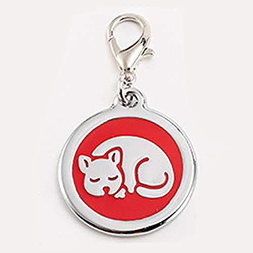 EUSFIYY Namensschild Hundemarke 1pc personalisierte Katze Hund ID-Tag Gravur für Hundehalsband Haustier Charm Name Anhänger Halskette Welpen Zubehör von EUSFIYY