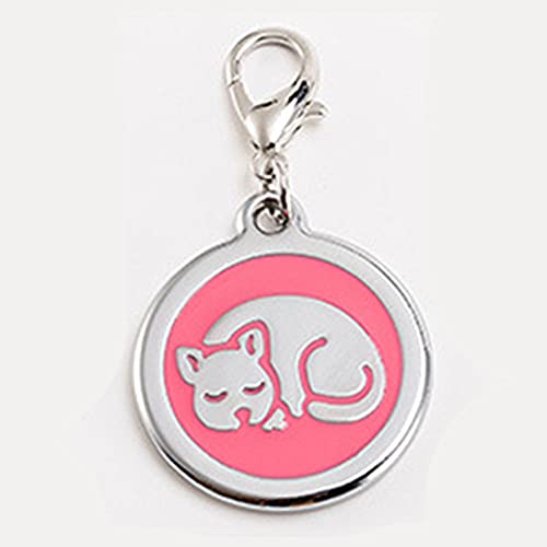 EUSFIYY Namensschild Hundemarke 1pc personalisierte Katze Hund ID-Tag Gravur für Hundehalsband Haustier Charm Name Anhänger Halskette Welpen Zubehör von EUSFIYY