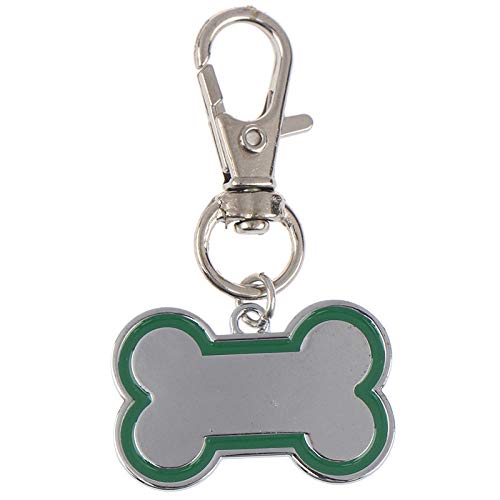 EUSFIYY Namensschild Hundemarke Doppelseitige personalisierte ID-Tags für Hunde Welpe Katzenname Telefon No-Verde von EUSFIYY