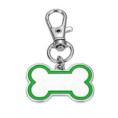 EUSFIYY Namensschild Hundemarke Haustier Hund ID-Tags Katzenhalsband Zubehör Haustier Dekoration Hund ID-Tag Edelstahlhalsbänder Personalisierte Katzenmarke -GR-21X31MM von EUSFIYY