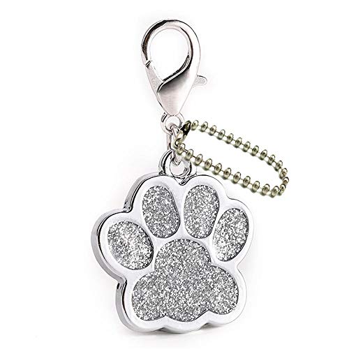 EUSFIYY Namensschild Hundemarke Personalisierte Hundemarke Personalisierte Hundehalsband Welpen Katze ID Halsband Tags Edelstahl Haustier Zubehör für kleine Hunde Katze-A6-Weiß-Angepasst von EUSFIYY