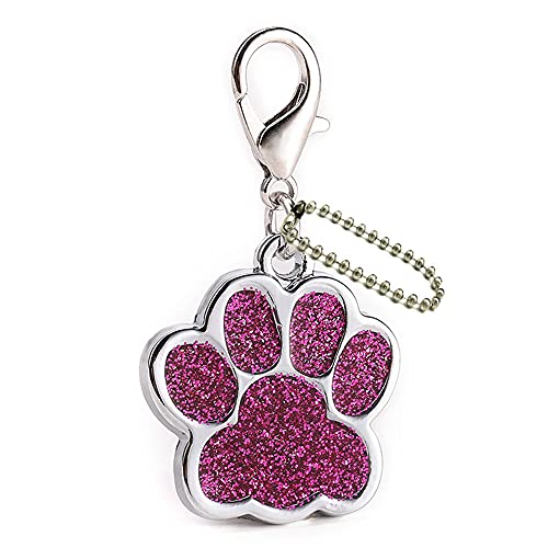 Namensschild Hundemarke Benutzerdefinierte Hundemarke Personalisierte Haustier Hundehalsband Welpen Katze ID Halsband Tags Edelstahl Haustier Zubehör für kleine Hunde Katze-A2-Rose-Angepasst von EUSFIYY