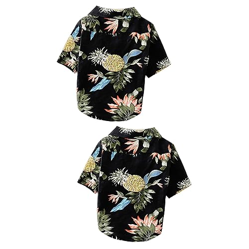 2 stücke Haustier Sommer Hemd Pullover Westen Hawaiian Shirt Hund Sweatervest Welpen Hemd Welpen Bekleidung Haustier Kühlung Weste Kostüm Sh von EUTYRG