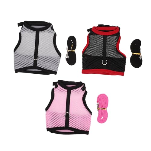 9 Sets Kaninchen Kleidung Bunny Harness Leine Bunny Weste und Leine Kaninchen Harness Kaninchen Weste Leine Kaninchen Weste Harness Leine von EUTYRG