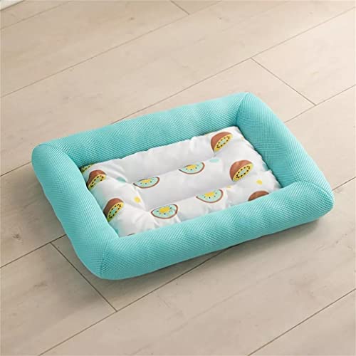 EUTYRG Selbstkühlendes Hundebett – Sommerunterlage mit Eispolster für bequemes SchlafenB 58x45x14cm von EUTYRG