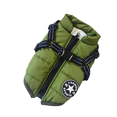 Haustierkleidung Warme Winterweste für Hunde, Weihnachtspullover, Hundemantel, Winterweste, Loft Jack, Hundejacke für kleine, mittelgroße und große Hunde (1, XXL) von EUTYRG