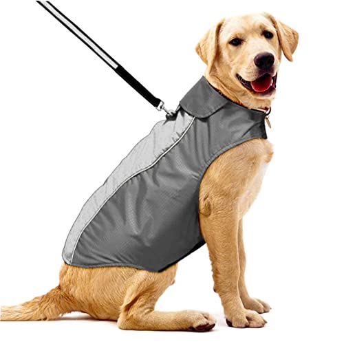 Hunde-Winterkleidung, Trainings-Strampelanzug, Hunderegen, Hundekostüm, Hunde-Cosplay-Kostüm, Welpenweste, Sportjacke, Pullover, Westen, Sport (Schwarz, XXXL) von EUTYRG