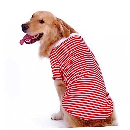 Hundekleidung, Schweineschaber, Haustierkleidung, Haustierkostüme, Hunde-T-Shirt, großer Hund in Samojeden-Hundeoutfits, Hundekostüme für Hunde F (Rot S) von EUTYRG