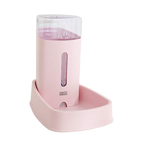 EUYIMOMO futternapf Katze,Trinkbrunnen für Hunde und Katzen, automatische Wasserzufuhr 3,8 l Trinkbrunnenrosa von EUYIMOMO