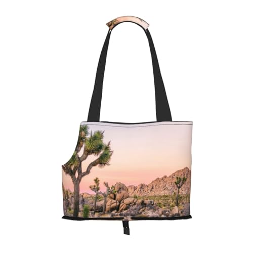 Africa Tree Tragbare Haustiertragetasche - Stilvolle Hundetasche & Katze Reisetasche, Faltbare Haustierhandtasche für kleine Hunde, Katzen & andere kleine Haustiere von EVIUS