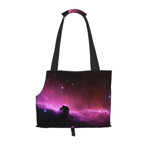 Dark Star Heavens Bedruckte Haustier-Tragetasche, Reisetasche, Rucksack, Tragetasche, Schultertasche für U-Bahn/Einkaufen/Wandern/Reisen von EVIUS