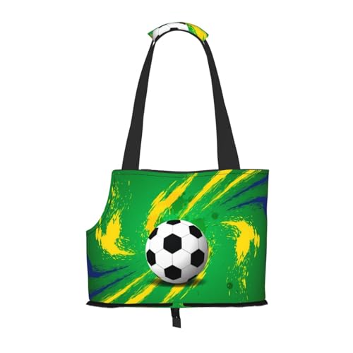 Sport Ball Fußball Tragbare Haustier Tragetasche - Stilvolle Hund Tote & Katze Reisetasche, Faltbare Haustier Handtasche Für Kleine Hunde, Katzen & Andere Kleine Haustiere von EVIUS