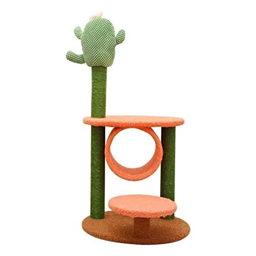 Kratzbaum Kletterbaum Cactus Katzenklettergerüst kleines Katzenregal Katzenstreu Kratzbaum integrierte Katzensprungplattform Katzen/Katzenkratzbaum von EVSER