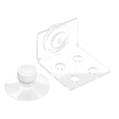 EVTSCAN Acrylic Transparent Aquarium 4-Loch Coral SPS Button Snags Halterung Mount Fish Tanks Zubehör von EVTSCAN