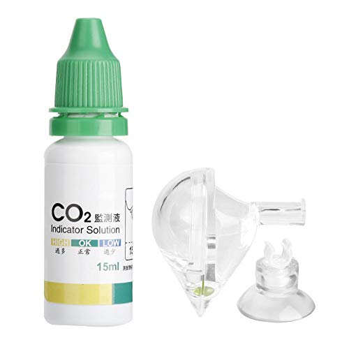 EVTSCAN CO2 Drop Glass Checker, Aquarium Aquarium Kohlendioxid PH Checker Tester, Monitor Zylinderkonzentrationsdetektor von EVTSCAN