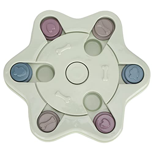 EVTSCAN Dog Slow Feeding Plate Katzenfutterspender Tablett Interaktives Pet Puzzle Feeder Spielzeug(Hexagram Shape) von EVTSCAN