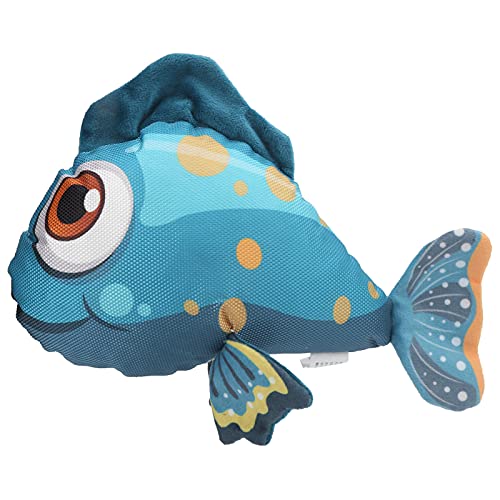 EVTSCAN Fischspielzeug Moving Blue Goldfish Toy Perfekt zum Beißen, Kauen und Treten für Indoor-Katzen von EVTSCAN