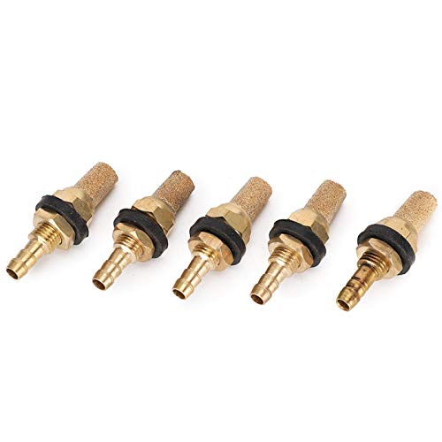 EVTSCAN Fischtanks Belüftungsstein, 5PCS Sandstein Gold Aquarium Zunehmende Sauerstoffpumpe Belüftung Luftstein Blasensteine ​​Ausrüstungszubehör von EVTSCAN