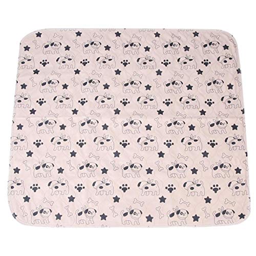 EVTSCAN Hund Pee Pad, 3 Größen Wiederverwendbare wasserdichte Welpe Hund Katze Pee Bett Pad Teppich Urin Haustier Trainging Mat(70 * 80cm) von EVTSCAN