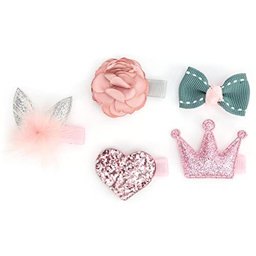 EVTSCAN Katzenkopfschmuck, Haustier Haarspangen Rose Crown Bows Kopf Blume Haarnadeln Set Haustierpflege Zubehör Supplies von EVTSCAN