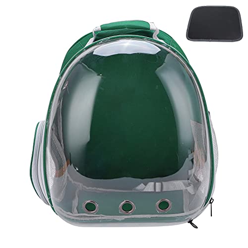 EVTSCAN Katzenrucksack Carrier Bubble, Katzenrucksack Space Capsule Transparenter Pet Bubble Rucksack für kleine Hunde und Katzen(Grün) von EVTSCAN