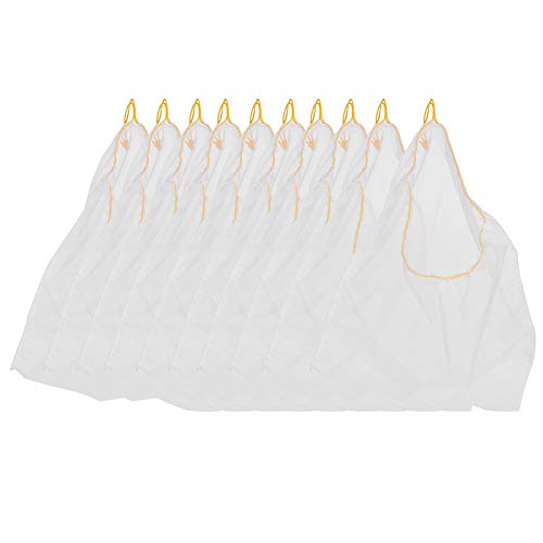 EVTSCAN Nylon Gaze Honig Filter Mesh Bag 10PCS, Filter Mesh Bag in Lebensmittelqualität Entfernen von Verunreinigungen Gute Verwendbarkeit von EVTSCAN