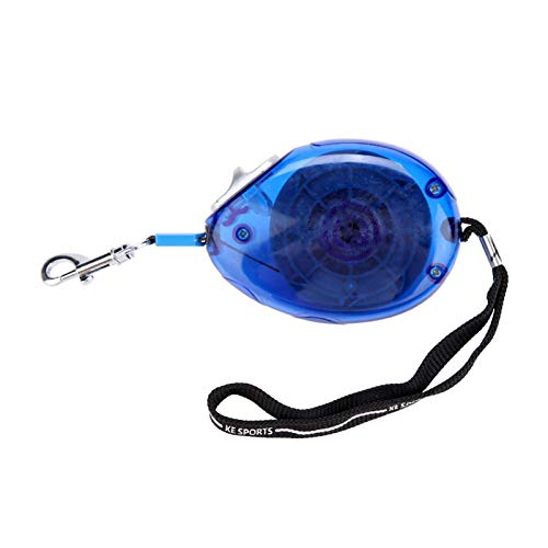 EVTSCAN Retractable Dog L-Eash, Kleines und Mittleres Hundehalsband Automatische Retractable Dog L-Eash Welpen-Traktionskette (Blau)(Blau) von EVTSCAN