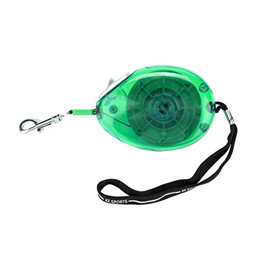 EVTSCAN Retractable Dog L-Eash, Kleines und Mittleres Hundehalsband Automatische Retractable Dog L-Eash Welpen-Traktionskette (Blau)(Green) von EVTSCAN