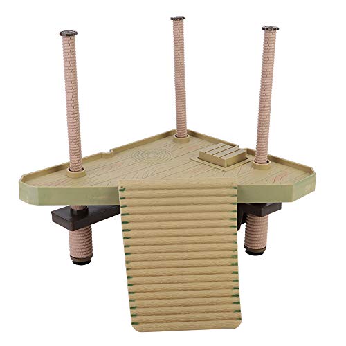 EVTSCAN Turtle Basking Platform, Pier Basking schwimmende Amphibien-Freizeit-Tisch-Wohnung für Aquarium Tank Sun Bathing Drying Platform von EVTSCAN