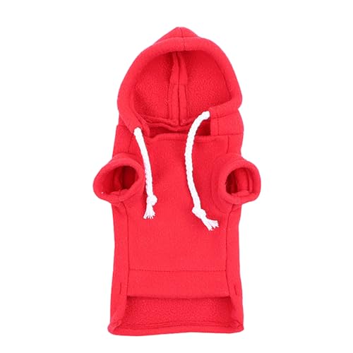 EWFAS Tier-Hoodie, Frettchen-Sweatshirt - Meerschweinchen Hoodie Hamster Pullover | Häschen-Hamster-Kleidung, warmes, hautfreundliches Frettchen-Sweatshirt mit Kordelzug und Kapuze für Kaninchen von EWFAS