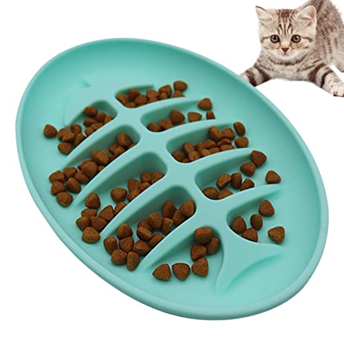 Slow Feeder Schüssel,Pet Slow Eating Hundenapf für Katzen und Hunde - Slow Eating Dog Bowl mit Anti-Erstickungs-Puzzle-Design für kleine, große Hunde und Katzen Ewoke von EWOKE