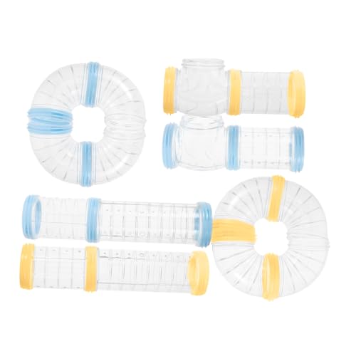 EXAOMBLE 2Sätze Hamster Röhren Teiliges DIY Tunnel aus Robustem Material Geeignet für Hamsterkäfige Fördert Räumliches und Kreativität für Innen EXAOMBLE 2Sätze Hamster Röhren Teiliges DIY Tunnel aus Robustem Material Geeignet für Hamsterkäfige Fördert Räumliches und Kreativität für Innen von EXAOMBLE
