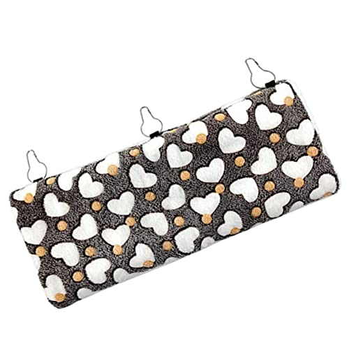 EXAOMBLE Hängematte für Kleintiere Warmes Baumwollbett für Meerschweinchen und Chinchillas Ruheplatz für Hamster Einfach zu Befestigen und Gemütlich Perfekter Rückzugsort im Winter EXAOMBLE Hängematte für Kleintiere Warmes Baumwollbett für Meerschweinchen und Chinchillas Ruheplatz für Hamster Einfach zu Befestigen und Gemütlich Perfekter Rückzugsort im Winter von EXAOMBLE
