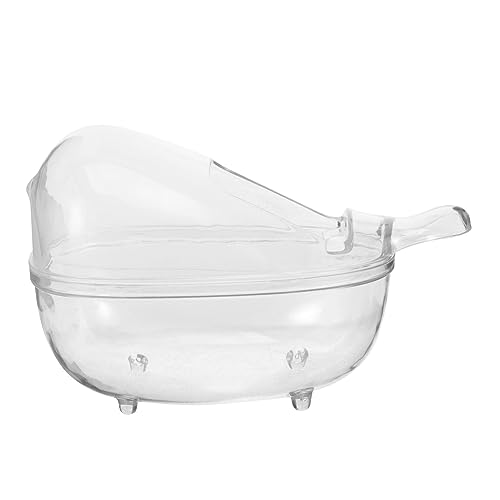 EXAOMBLE Hamster Sandbad Badewanne Für Kleine Haustiere Transparente Sandbox Mit Tiefen Kanten Für Hamster Und Zwerghamster Leicht Zu Reinigen Perfektes Spielzeug Für Gesundes Und EXAOMBLE Hamster Sandbad Badewanne Für Kleine Haustiere Transparente Sandbox Mit Tiefen Kanten Für Hamster Und Zwerghamster Leicht Zu Reinigen Perfektes Spielzeug Für Gesundes Und von EXAOMBLE