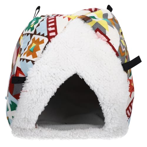 EXAOMBLE Hamster Hängematte aus Warmes Winter Nest für Kleine Gemütliches Schlafhaus für Hamster Chinchillas und Meerschweinchen Atmungsaktiv und Sicher EXAOMBLE Hamster Hängematte aus Warmes Winter Nest für Kleine Gemütliches Schlafhaus für Hamster Chinchillas und Meerschweinchen Atmungsaktiv und Sicher von EXAOMBLE