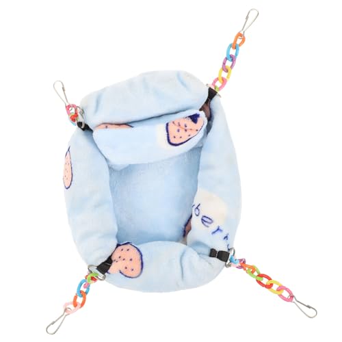 EXAOMBLE Hamster Hängematte für Kleine Haustiere Bequemes Schlafbett für Meerschweinchen und Zwerghamster Installieren Farbenfrohes Design EXAOMBLE Hamster Hängematte für Kleine Haustiere Bequemes Schlafbett für Meerschweinchen und Zwerghamster Installieren Farbenfrohes Design von EXAOMBLE
