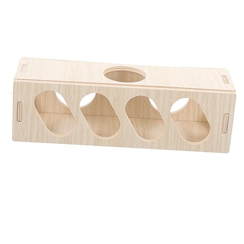 EXAOMBLE Hamster Tunnel Spielzeug Aus Naturholz Mehrzweck Versteck Für Hamster Mäuse Zwerghamster Und Andere Kleintiere Fördert Bewegung Und Spielspaß Im Käfig EXAOMBLE Hamster Tunnel Spielzeug Aus Naturholz Mehrzweck Versteck Für Hamster Mäuse Zwerghamster Und Andere Kleintiere Fördert Bewegung Und Spielspaß Im Käfig von EXAOMBLE