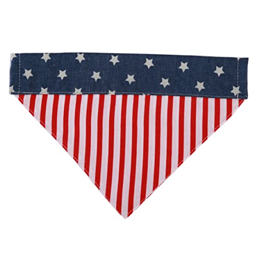 EXAOMBLE Multifunktionales Hundehalsband mit American Flag Baumwollmaterial Dekoration für Partys und Besondere Anlässe EXAOMBLE Multifunktionales Hundehalsband mit American Flag Baumwollmaterial Dekoration für Partys und Besondere Anlässe von EXAOMBLE