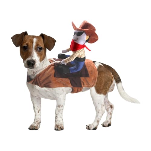 Cowboy-Reiter-Hundekostüm, atmungsaktiv, stilvoll, Ritter-Stil, Hundekostüme für Halloween, Kostüme, Zubehör für Halloween, Reisen, Foto-Requisiten, Mottoparty, Festival-Parade Exbert von EXBERT