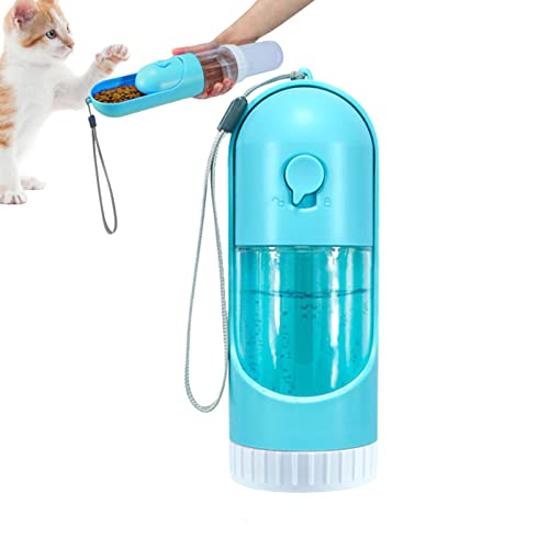 EXBERT Futter- und Wasserbecher für Hunde | Reisezubehör für Hunde 2-in-1-Design, auslaufsicheres Hundezubehör für kleine Hunde zum Trinken und Essen, Gehen und Wandern von EXBERT