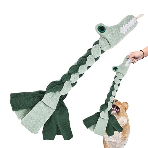 EXBERT Puppy Rope Toy - Dog Chew Rope Toy - Dog Tething Toy, Animal Shape Dog Chew Toy with Squeaker, Puppy Tething Chew Toys, Puppy Chew Toy von EXBERT