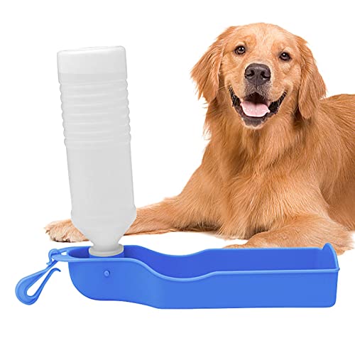 Reiseflasche für Haustiere, tragbare Wasserflasche für Hunde, faltbare Wasserflasche für Spaziergänge, auslaufsicher, Outdoor-Wassernapf für Hunde, Katzen, Kaninchen Exbert von EXBERT