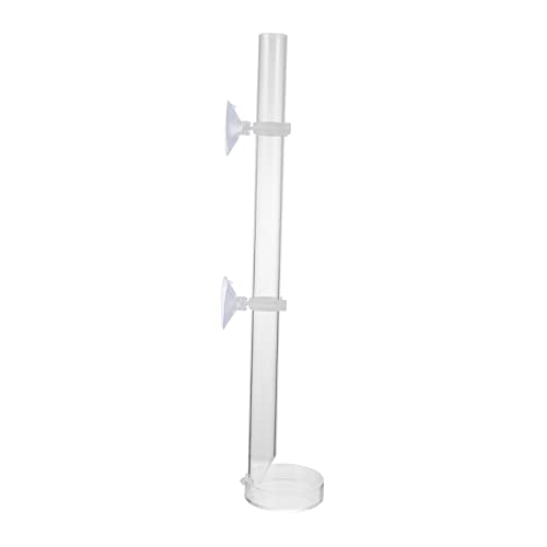 EXHUMKY 1 Set Aquarium Shrimp Feeder Tube Acryl Fütterungsrohr Transparente Lebensmittelzuführung von EXHUMKY