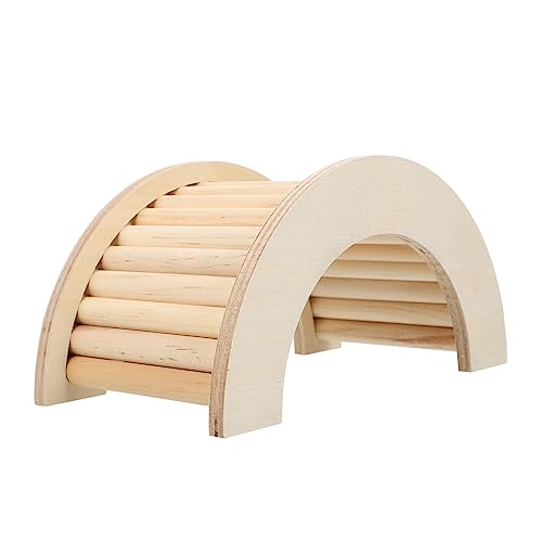 EXHUMKY 1pc Reptile Schildkröten Hamster Leiter Holzfarbe Hamster Shelter Leiter Werkzeug von EXHUMKY