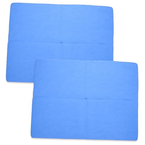 EXHUMKY 2St hundehandtuch Dog Towel schnellteocknendes Handtuch Tierhandtuch Katzen Handtuch Hundebad Handtuchwärmer Hundedecke schnell trocknende Handtücher großes Duschtuch PVA Blue von EXHUMKY