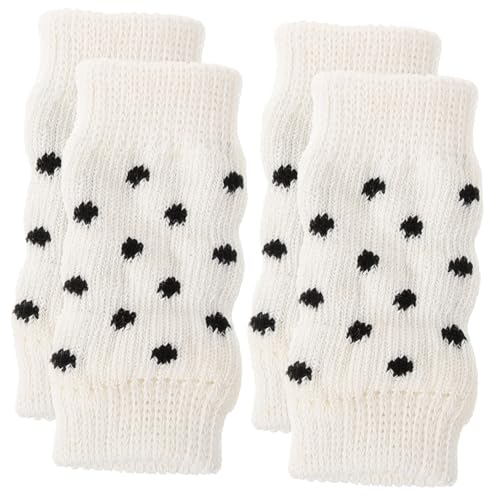 EXHUMKY 4 Stück Haustiersocken hundepflege socken für hundepfoten Hundepfotenpolster abziehen und aufkleben Zehengreifer für Hunde Genesungsmanschette nach Einer Beinoperation Schuhschutz von EXHUMKY