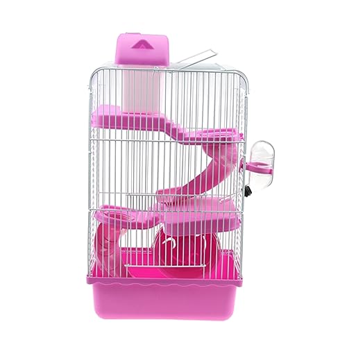 EXHUMKY Luxus Hamsterkäfig Mit DREI Tragbares Kleintierhaus Für Chinchillas Und Hamster Aus Strapazierfähigem Zartes EXHUMKY Luxus Hamsterkäfig Mit DREI Tragbares Kleintierhaus Für Chinchillas Und Hamster Aus Strapazierfähigem Zartes von EXHUMKY
