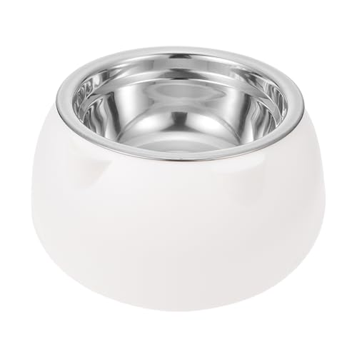 EXHUMKY Erhöhte Katze Food Bowl Pet Hundewelpenschüssel Hals Schutzschale Pet Schale von EXHUMKY